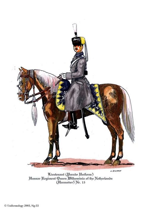 Leutnant Husaren Regiment K Nigin Wilhelmina Von Der Niederlande