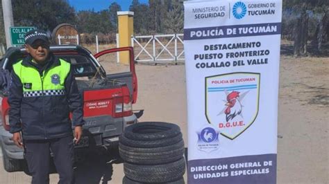 secuestran hojas de coca y neumáticos Tucuman