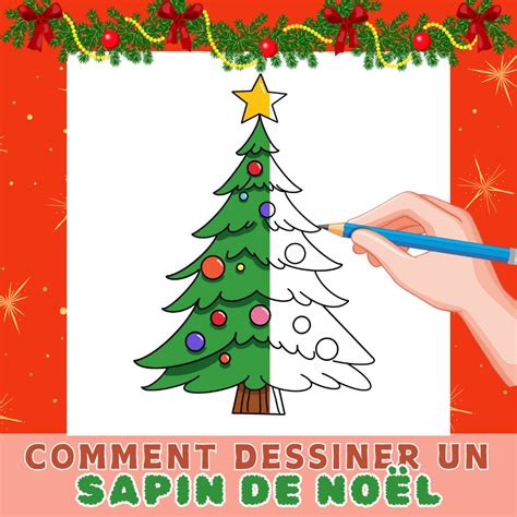 Comment Dessiner Un Sapin De No L Tutoriels De Dessin Mimi Panda