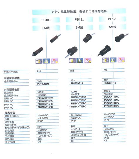 光电传感器 Pe12cnt15电子元器件维库仪器仪表网