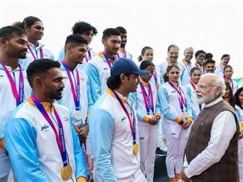 PM Modi Praises Athletes For Memorable 2023 Urges Them To Gun For