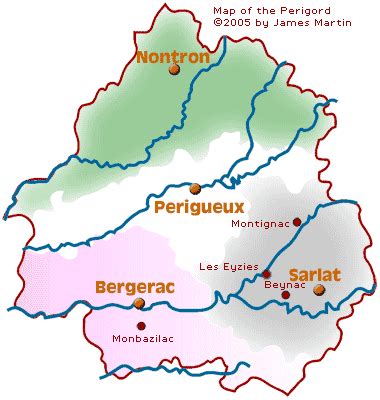 Map dordogne - baggerty