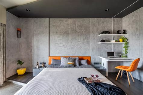 This Modern Apartment Interiors Invites a Vibrant Ambiance with an ...