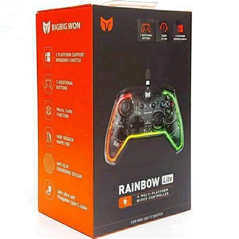 Jual Biggigwon Rainbow Gaming Controller Windowspc Switch Kompatibel