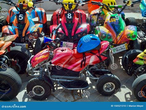 colorful motor buggy  helmets editorial image image  cycle
