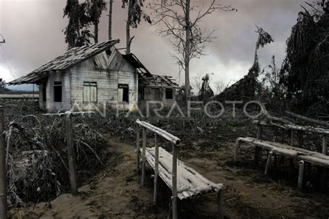 Dampak Erupsi Gunung Sinabung Antara Foto