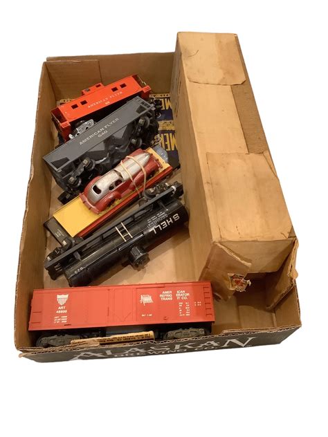 Lot American Flyer Postwar Lot Of Freight Cars