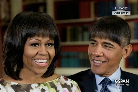 Barack Obama Bangs Photoshop Funny Pictures