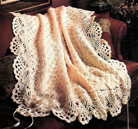 Vintage Crochet Pattern Victorian Lace Afghan Throw Pdf Etsy Afghan Crochet Patterns