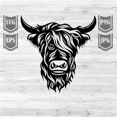 Free Cricut Highland Cow Svg Svg Png Eps Dxf File