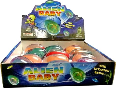 Gooey Slimey Alien Baby In Jelly Egg Pod Capsule Kids Toy T