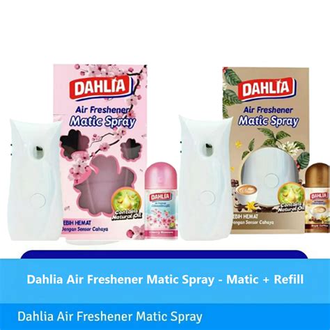 Jual Dahlia Air Freshener Matic Spray Alat Refill Pengharum