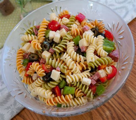 Best Ideas Tri Colored Pasta Salad With Italian Dressing How To