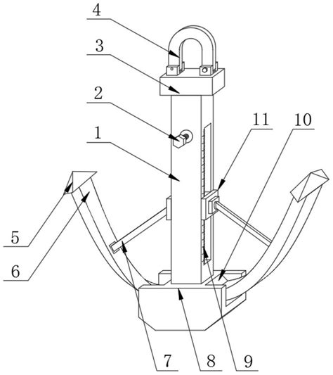 anchor assembly structure  navigation mark   anchor