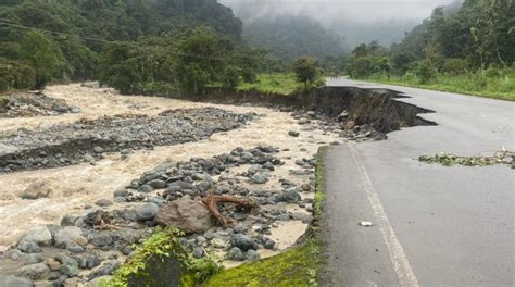 Daños viales en 10 provincias por lluvias El Comercio