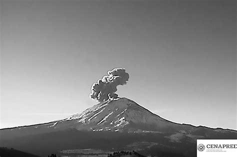 Popocatepetl Volcano Spews Lava And Huge Ash Column