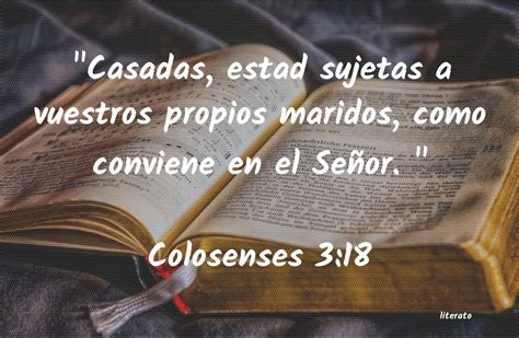 La Biblia Colosenses 3 18