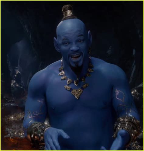 Will Smith As The Genie In Aladdin Disney Gives First Look In New Trailer Video Photo