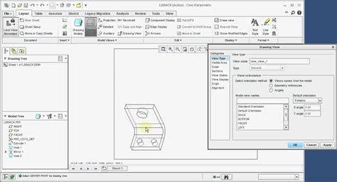 Starting A Drawing With Creo Parametric Youtube