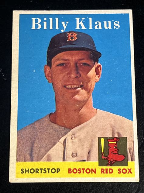 Topps Billy Klaus Boston Red Sox Ebay