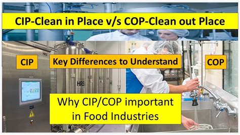 CIP And COP Cleaning Process In Food Industry YouTube