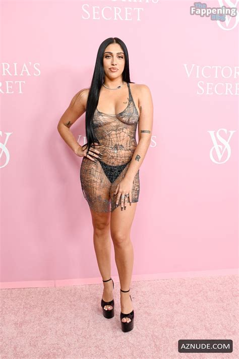 Lourdes Leon Sizzles In Sexy See Through Dress At Victoria S Secret