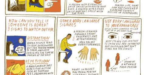 Use This Body Language Cheat Sheet To Decode Common Non Verbal Cues