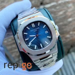 Patek Philippe Nautilus Silver Kasa Lacivert Kadran İndeksli Repigo Saat