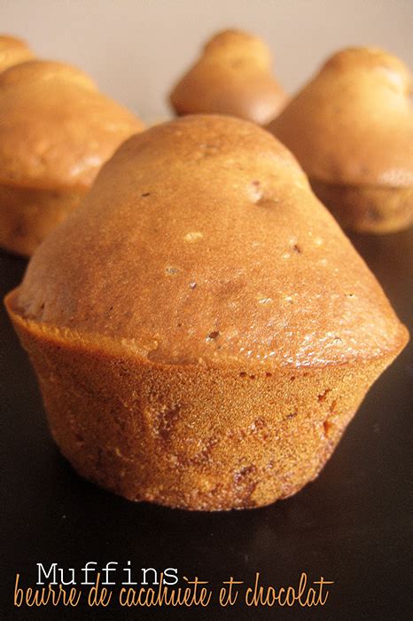 Muffins Au Beurre De Cacahu Te Et Chocolat V G Tarien Aube Pastel