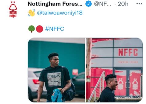 Nottingham Forest Most Expensive Signing Taiwo Awoniyi Resumes Training