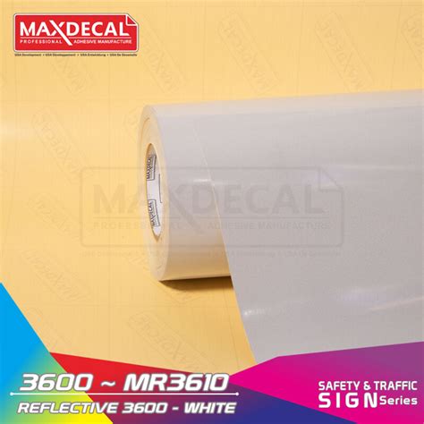 Maxdecal Mr Reflective White Maxdecal Professional