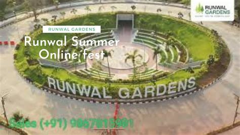 Runwal Gardens Dombivli Runwal Summer Online Home Fest ☎️ 91