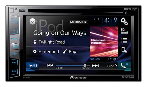 Autoestereo De Pantalla Doble Din Pioneer Avh X Bt En