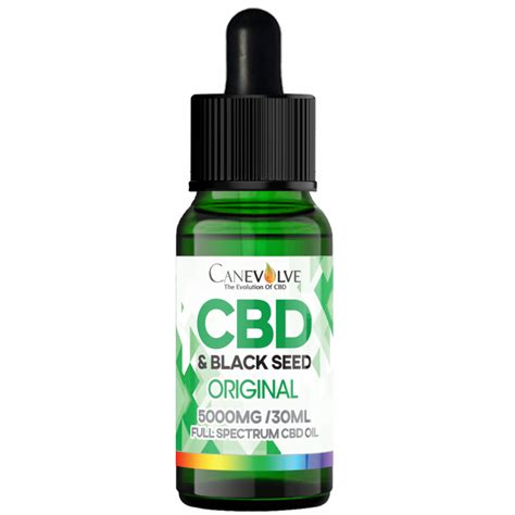 Original 5000mg Cbd And Black Seed Oil Tincture 30ml