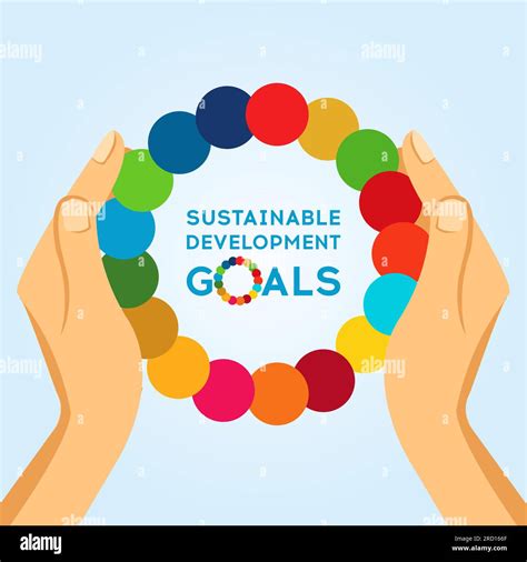 Sustainable Development Global Goals Abstract Brochure Design Vector