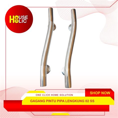 Jual Pull Handle Handel Tarikan Pintu Gagang VPH Model Pipa Lengkung 02