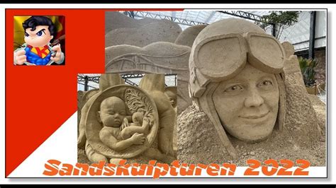 Sandskulpturen R Gen Ausstellung Prora Ostseebad Binz Youtube