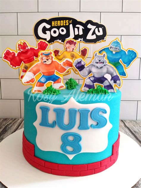 Pastel Goo Jit Zu Birthday Party Cake Party Cakes Birthday