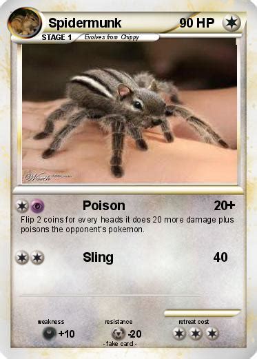 Pokémon Spidermunk Poison My Pokemon Card