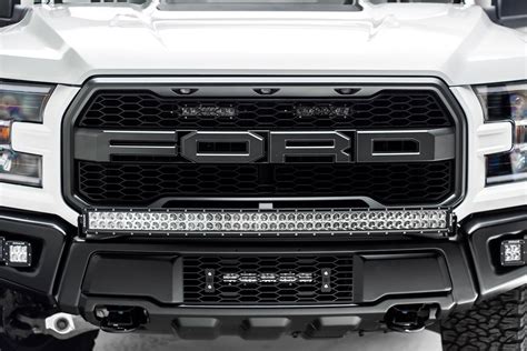 2017 2020 Ford F 150 Raptor Front Bumper Top Led Bracket To Mount 40 Inch Curved Led Light Bar