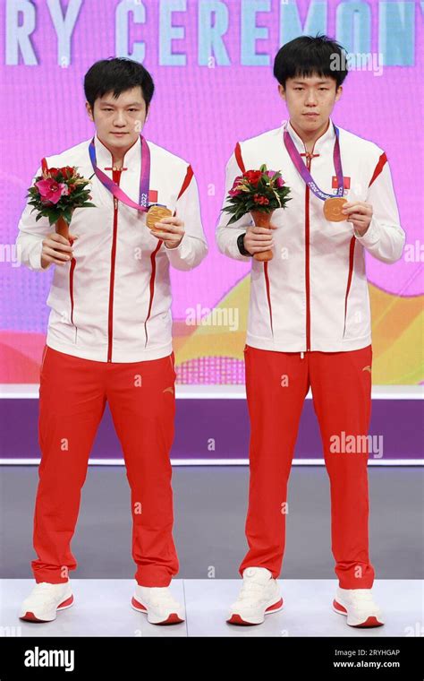 Hangzhou China S Zhejiang Province St Oct Gold Medalists Fan