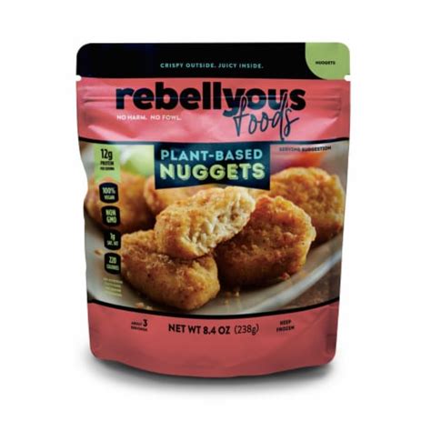 Rebellyous Foods Plant Based Nuggets 8 4 Oz Qfc