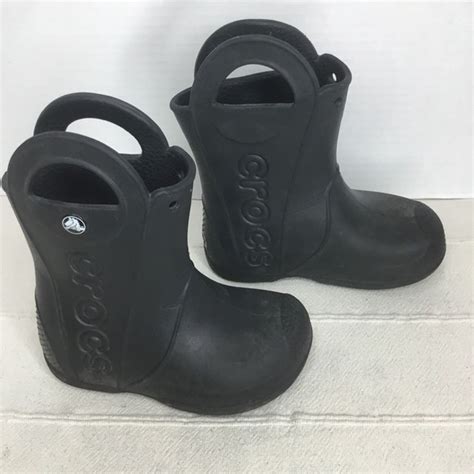 Crocs Shoes Crocs Unisex Kids 8 C8 Handle It Pull On Black Boys