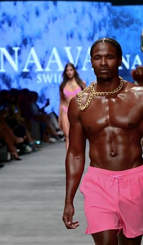 K Naava Swimwear Fashion Show Part In Slow Motion Miami Swim Week