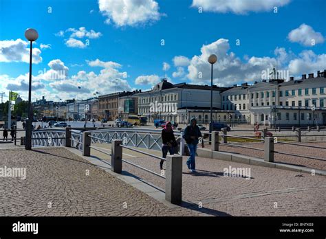 Market Square in Helsinki Finland Stock Photo - Alamy