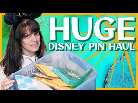 Huge Disney Pin Haul Come See What I Picked Up Youtube