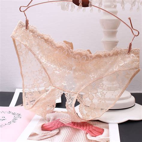 Sexy Women Lace Panties Open Crotch Thongs G String Briefs Crotchless Underwear Ebay