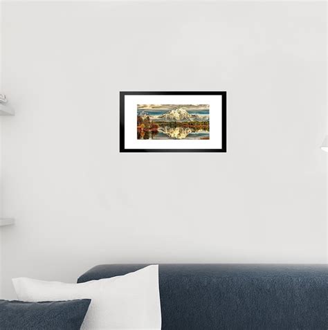 Latitude Run® Oxbow Bend Clouds Grand Teton National Park Photo Matted ...