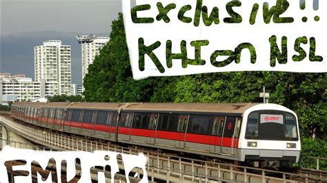 EXCLUSIVE KHI ON NSL Singapore Mrt Ride From Dhoby Ghaut To City Hall