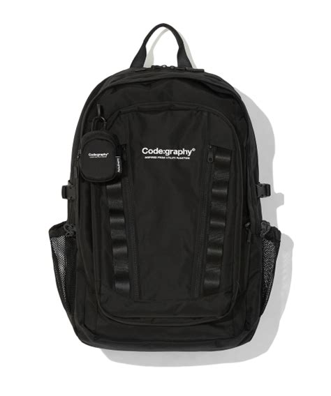 Musinsa Codegraphy Cgp Utility Webbing Backpack Black